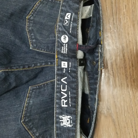 (28W) RVCA Artist Network Program Denim Jeans Contemporary Slim Bootcut - Picture 3 of 11